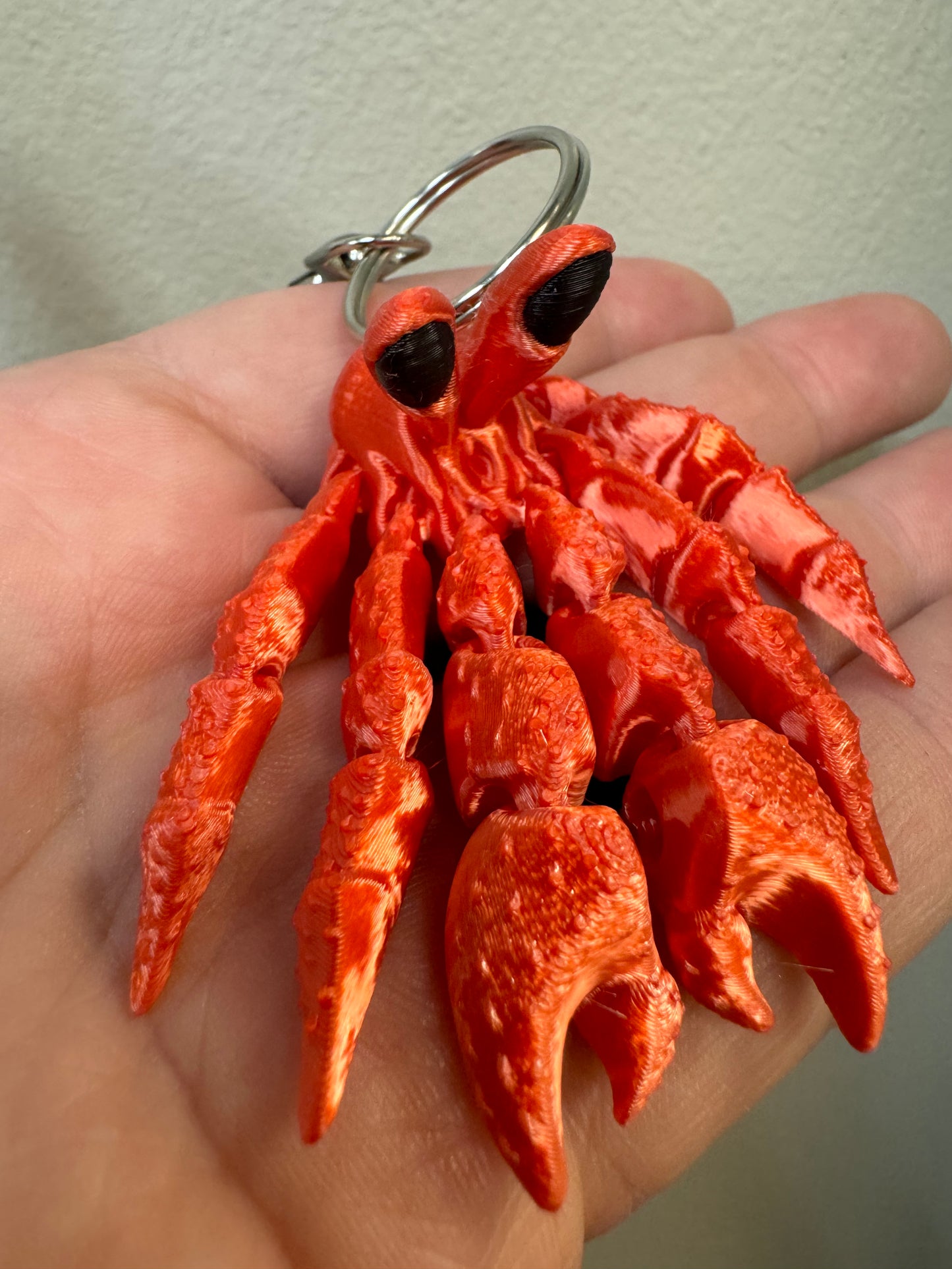 Hermes the Hermit Crab keychain